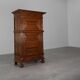 17th Century Belgian Renaissance Oak Cabinet with Concealed Lock