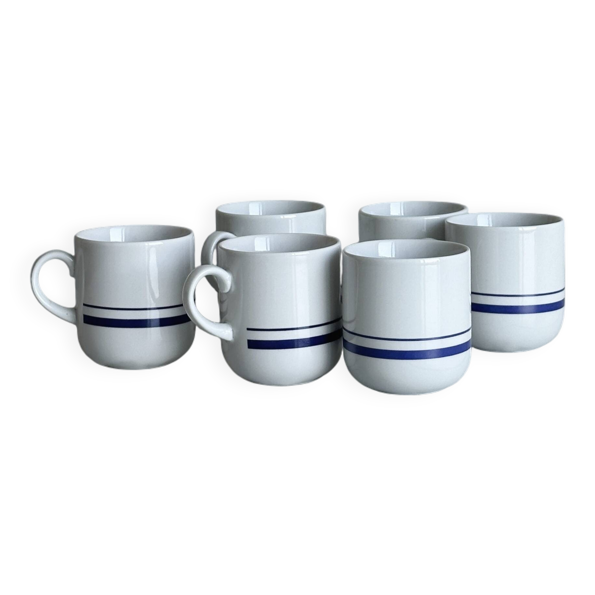6 porcelain espresso cups