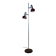 1960s 1970s Floor Lamp in Metal Space Age Design Mid Century
