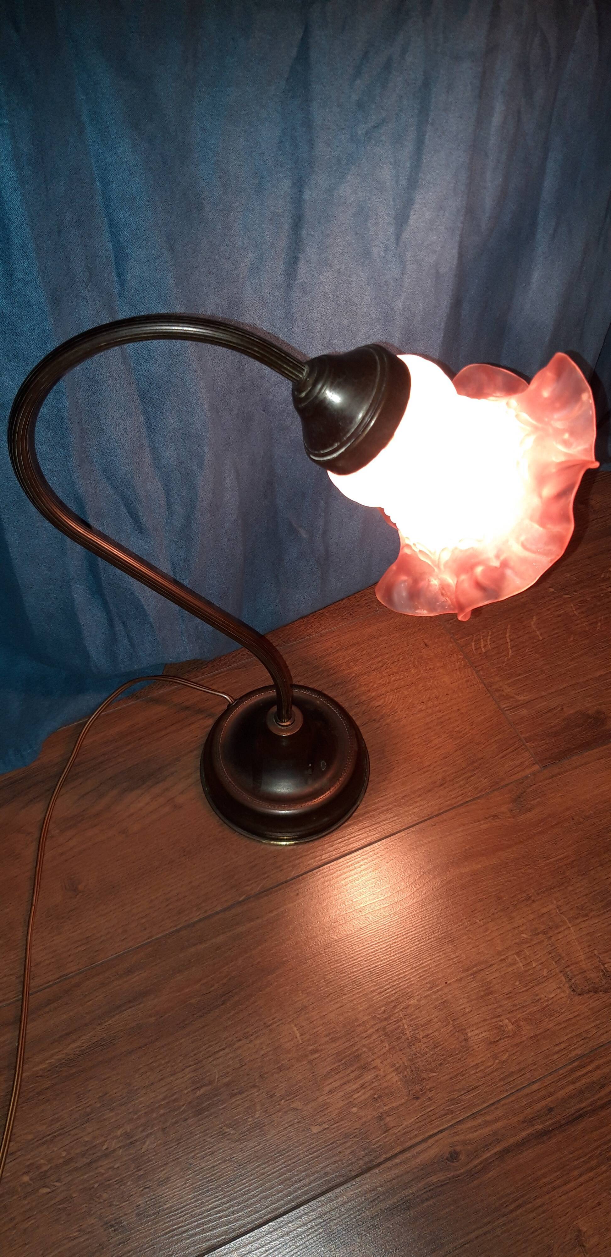 Art Deco sign collar lamp