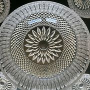 Crystal fruit service with its 8 matching bowls.