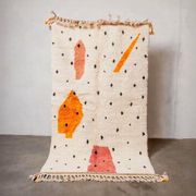 Traditional handmade Beni Ouraine rug, size 150 x 250 cm