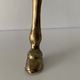 Valenti bronze paper cup or zoomorphic letter opener, horse leg, 1960