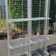 Art Deco shelf, aluminium
