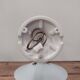 Vintage lampshade in white opaline