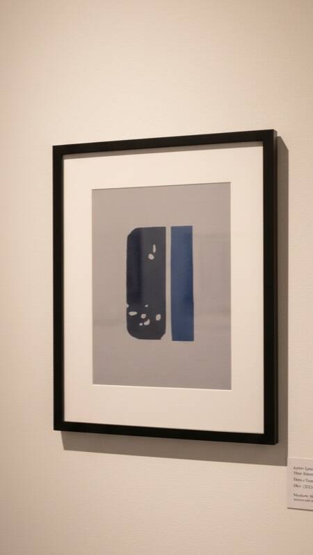 Rare Pierre Soulages Poster - Sold Out Edition - Gallery Mount 50x7