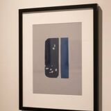 Rare Pierre Soulages Poster - Sold Out Edition - Gallery Mount 50x7