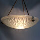 Hnaging calysque Art Deco 1 Degué style glass fire