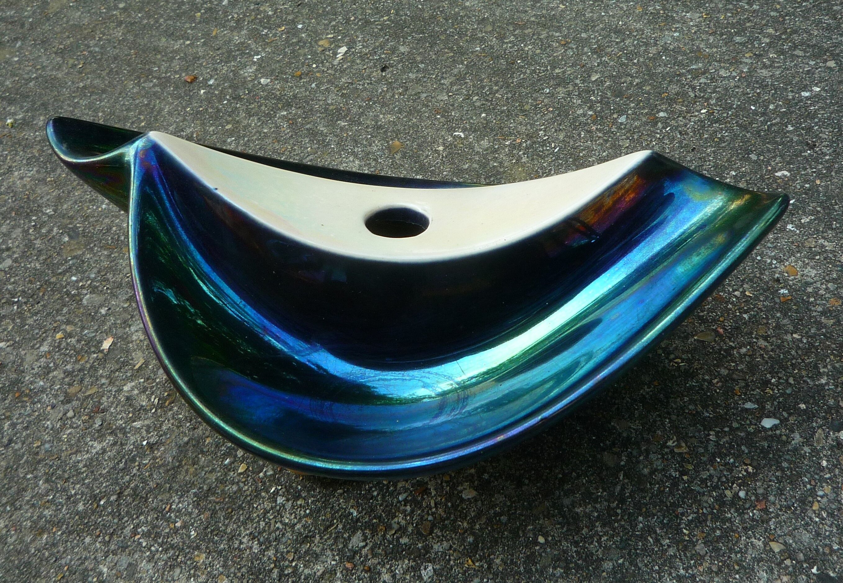 1950s porcelain ashtray