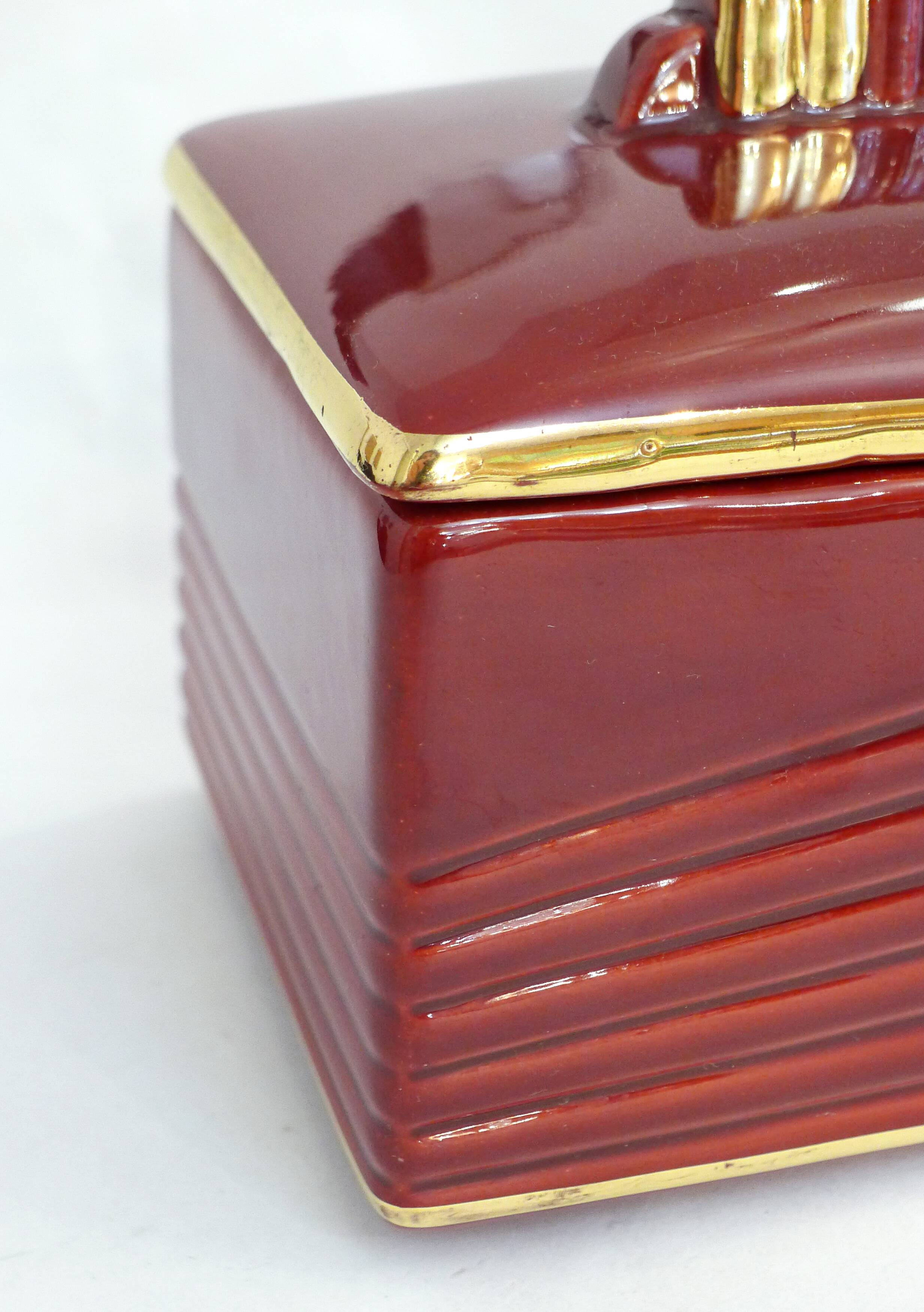 B. Letalle Art Deco Biscuit Box