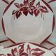 6 antique soup plates from Digoin and Sarreguemines