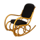 Mid-century beech bentwood rocking chair from ton, 1960s