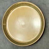 Round dish Sandstone Sarreguemines 70s