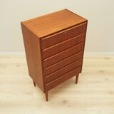 Teak chest of drawers, Danish design, 1970s, production: Denmark