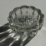 Small glass ashtray in the shape of a flower France Reims Brand MO