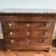 Louis-Philippe chest of drawers in mahogany, thick marble top – 19th century