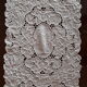 Lot de 4 napperons anciens brodés point richelieu