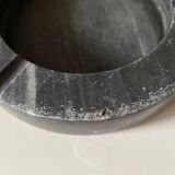 Dark Gray Black Marble Ashtray