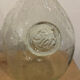 Signed Biot bubble glass bottle