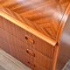Mid-century Danish style vintage Swedish teak desk drinks cabinet by Egon Ostergaard