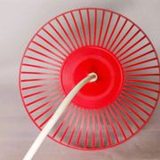 Lampe à Suspension de Table de Cuisine Mid-Century en Plastique Rouge, 1960s