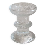 Glass candle holder