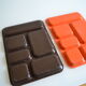 Set of 2 vintage 70's meal trays