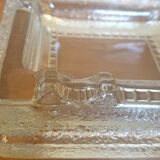 Square glass ashtray