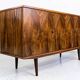 Vintage Walnut Sideboard By Lfm, Poland, 1970s