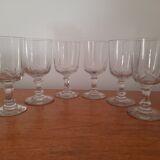 Lot de 6 verres anciens
