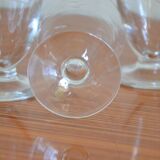 Set of 6 aperitif glasses with stylized branch motif