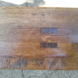 Vintage children’s walnut bench