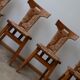 Set of Dutch Arts & Crafts Dining Chairs by W Kuyper