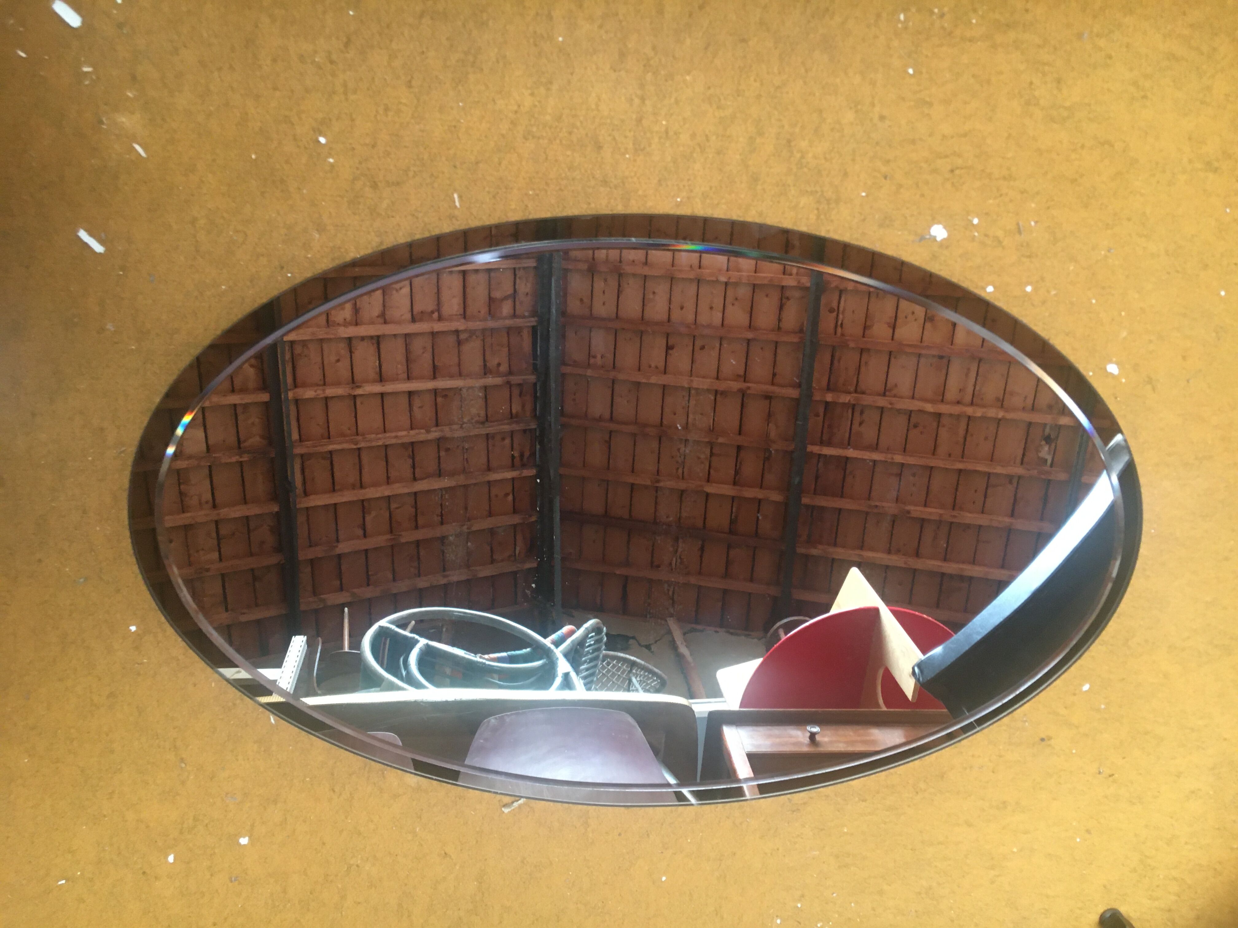 Old two-tone mirror smoked 70