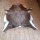 Cowhide rug, vintage from the 1980s. Handmade, made by me.