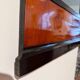 Biedermeier wall mirror with ebonised cherry veneer, South Germany, 1820