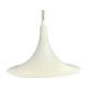 Lampe suspendue blanche vintage witchhat / chapeau de sorcière réglable