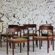 Set of 4 teak chairs and 2 armchairs by Johannes Nørgaard for Møbelfabrik, 1960
