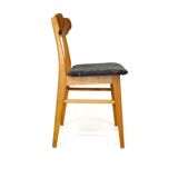 Set of 4 teak chairs, Denmark, 1960