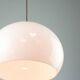 Lampe à Suspension Jolly Blanche par Luigi Massoni pour Guzzini, 1970s