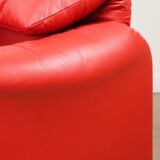 Maralunga armchair and ottoman by Vico Magistretti for Cassina