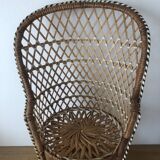 Emmanuelle miniature wicker armchair