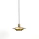 Belid pendant lamp / Danish modern design / brass / aluminum / 1980s