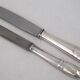 Share Art Deco cutlery set of 79 pieces, knives, silver-plated metal.
