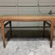 Vintage Scandinavian design table in Teak asymmetric extension by Johannes Andersen 1960