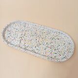 Oval tray — terrazzo otone