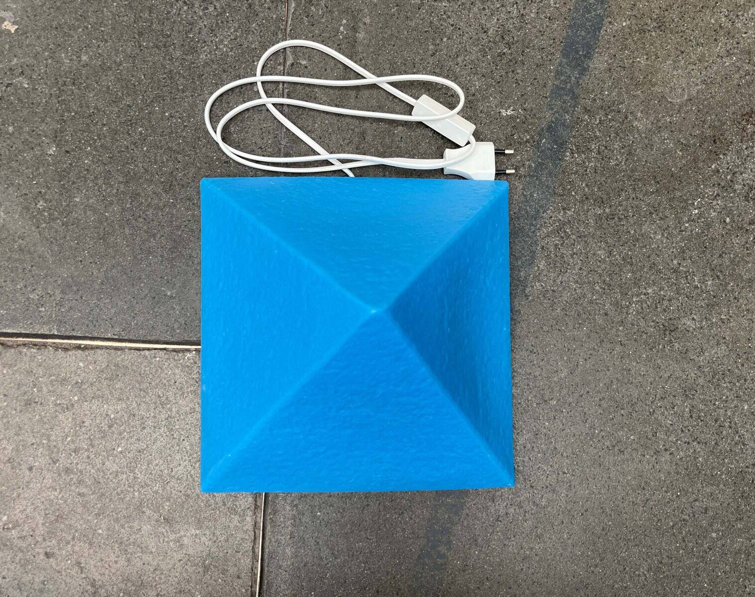 Postmodern Pyramide Shape Floor or Table Lamp from Heico, 1980s