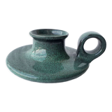 Green candle holder