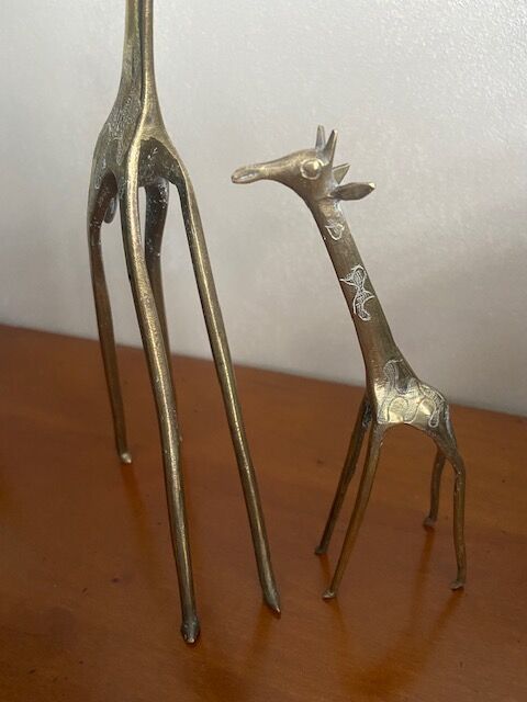 Brass girafes