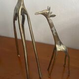 Girafes en laiton